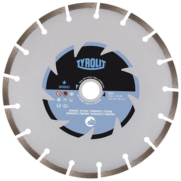 Алмазный диск для гранита Tyrolit Basic DCH - фото