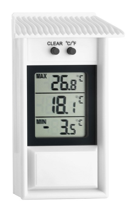 Электронный термометр 81 x 31 x 132 mm с максимальным и минимальным показателем температуры TFA-Dostmann - фото