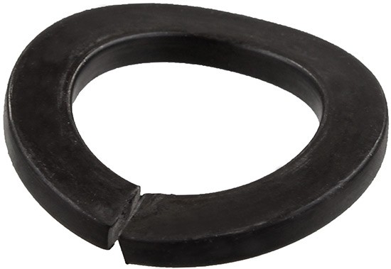 Шайба пружинная (гровер) DIN 128 форма А (изогнутая), сталь без покрытия - фото