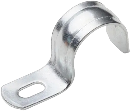 Скоба однолапковая Fortisflex СМО, оцинкованная сталь - фото