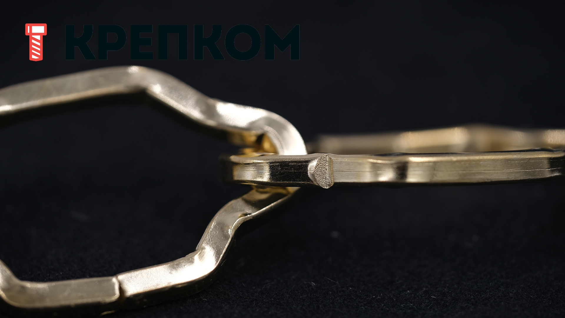 Цепь декоративная стальная "Готическая" Goralmet, золото - фото