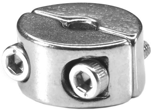 Зажим для троса цилиндрический (кольцевой), нержавеющая сталь А4 - фото