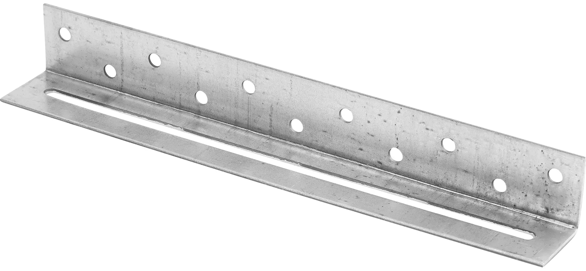 Уголок крепежный скользящий 30х30х220х2 мм KUC, оцинкованная сталь - фото