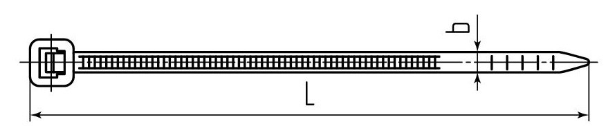 Кабельная стяжка Fischer BN-схема