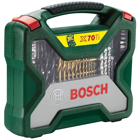 Набор принадлежностей Bosch X-Line Titanium 70 предметов (2607019329)