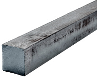 Сталь фасонная профилированная квадрат 10 мм, 1 м.п., сталь Ст45