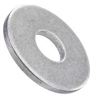 Шайба М8 (9 мм) DIN 440 form R с круглым отверстием, нержавеющая сталь А2