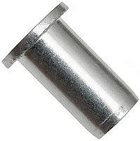 Резьбовая заклепка М3 с цилиндрическим бортиком, закрытая, сталь