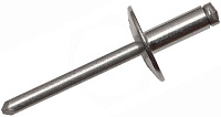 Заклепка вытяжная нерж.сталь/нерж.сталь с широким бортиком (14 мм) 4,8х12