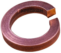 Шайба пружинная (гровер) М2,5 DIN 127 тип B, бронза (Silicon bronze)