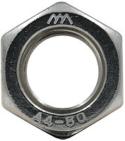 Гайка шестигранная М14 DIN 934, нержавеющая сталь А4