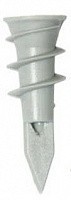Дюбель Дрива (Driva) для гипсокартона 12х32 мм (со сверлом), нейлон