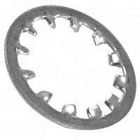 Шайба стопорная с зубьями DIN 6797J (I), нержавеющая сталь 1.4310 (А2)