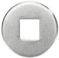 Шайба М12 (14 мм) DIN 440 form V с квадратным отверстием HV100, сталь без покрытия