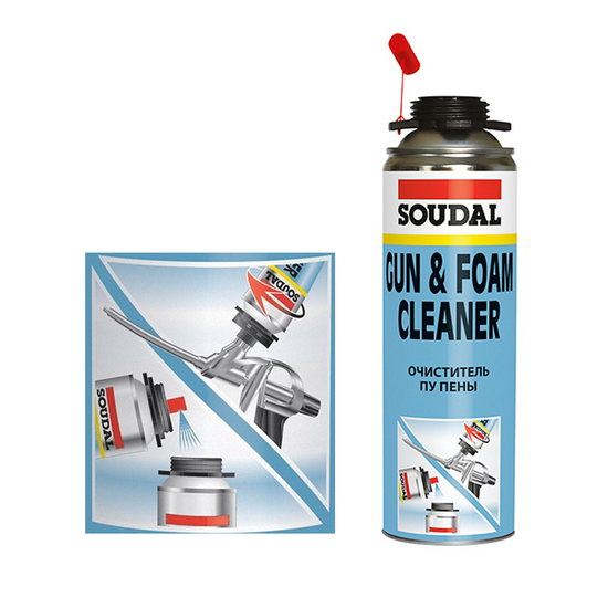 Очиститель монтажной пены Soudal Gun & Foam Cleaner