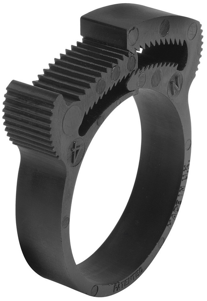 Хомут для шлангов Herbie Clip - AA 6,5-7,9 мм HCL, нейлон PA66 черный - фото