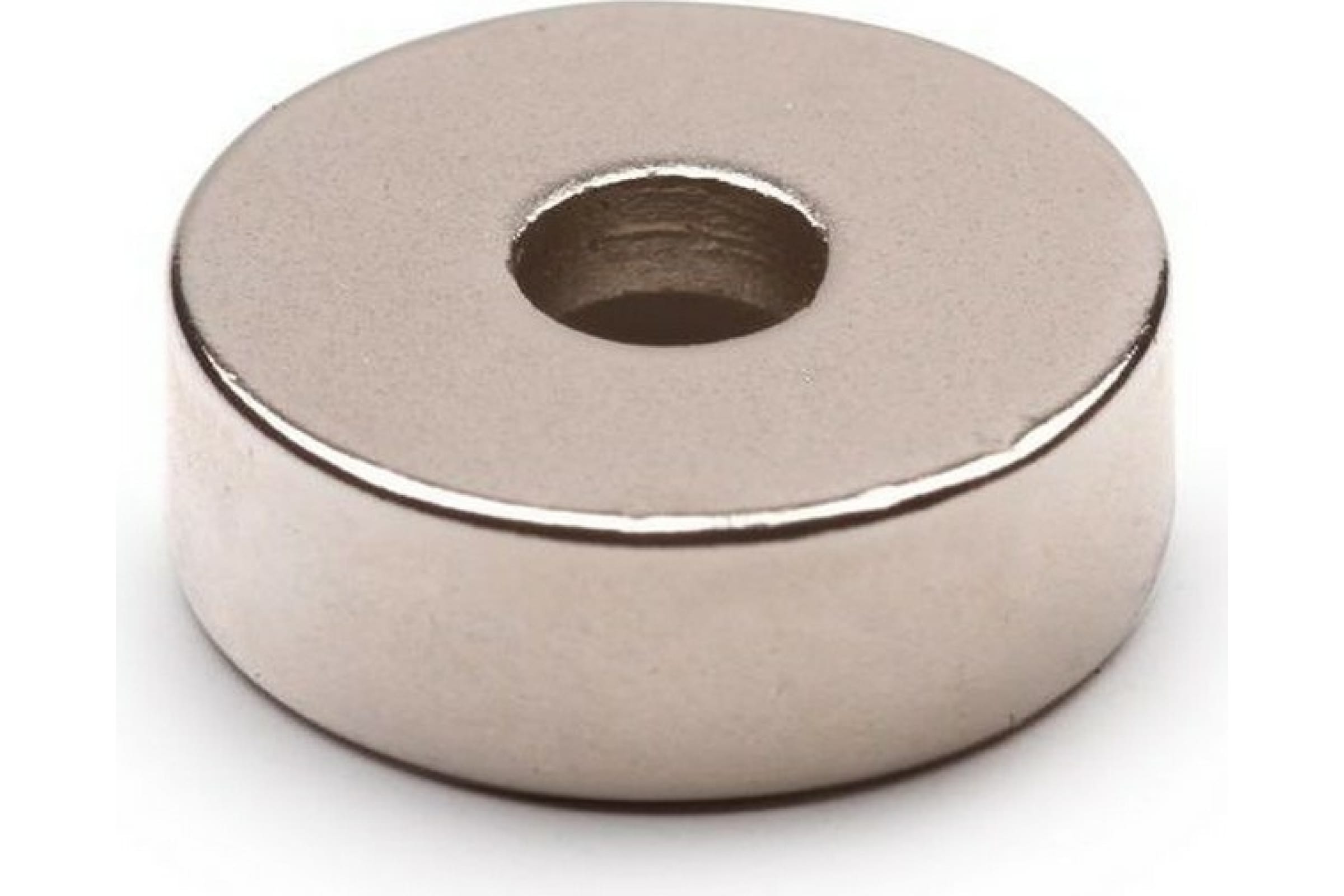 Неодимовый магнит диск с зенковкой №38 - фото