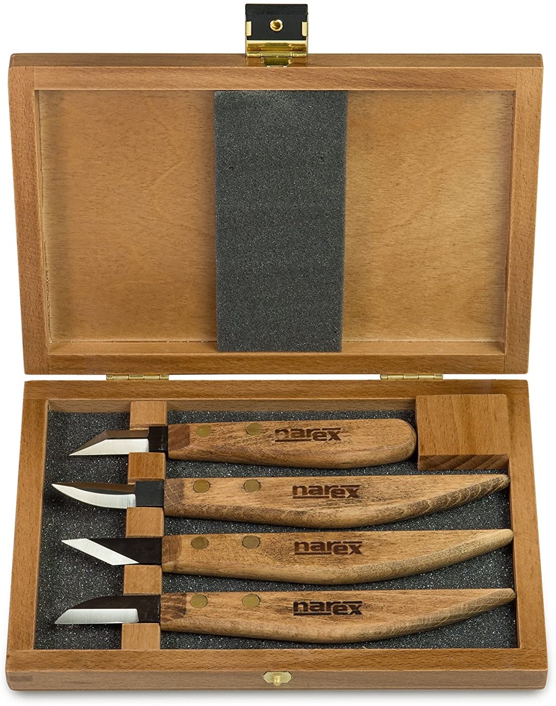 Набор из 4 ножей в деревянной коробке NAREX Profi 869100 - фото