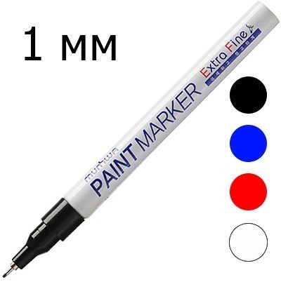 Маркер-краска (лаковый) 1 мм MunHwa Fine Paint Marker EFPM - фото
