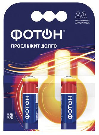 Батарейки ФОТОН LR6 КP2 (2 шт) - фото