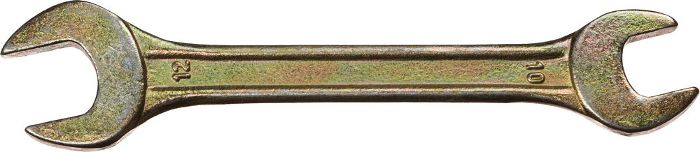 Рожковый гаечный ключ 10 x 12 мм, DEXX 27018-10-12 - фото