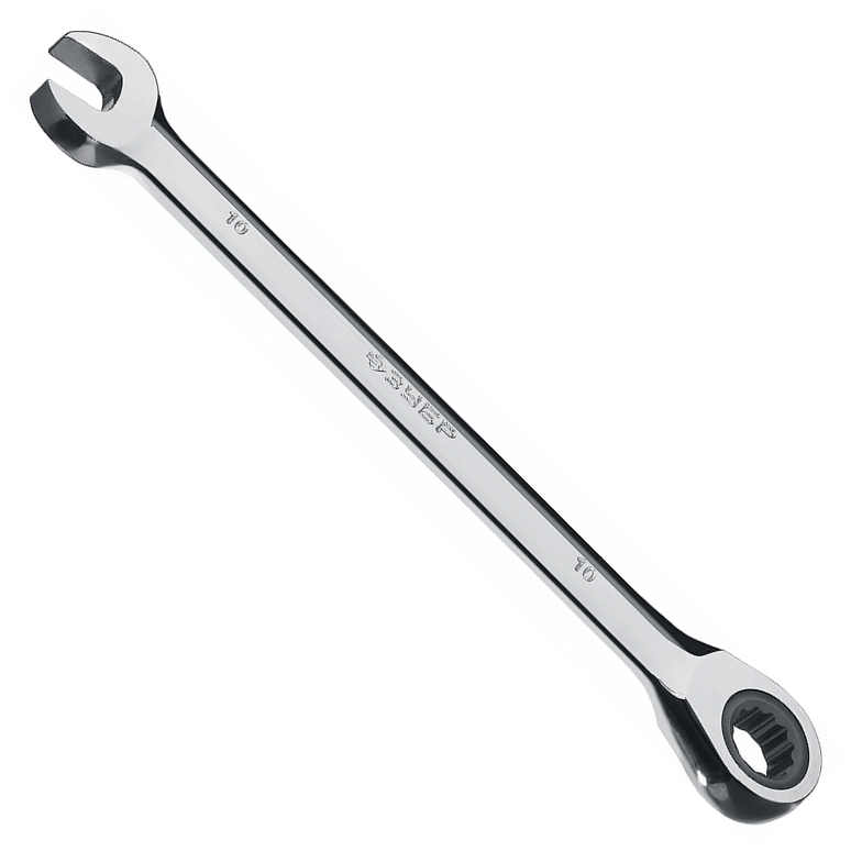 Комбинированный гаечный ключ трещоточный 10 мм, ЗУБР 27074-10 z01 - фото