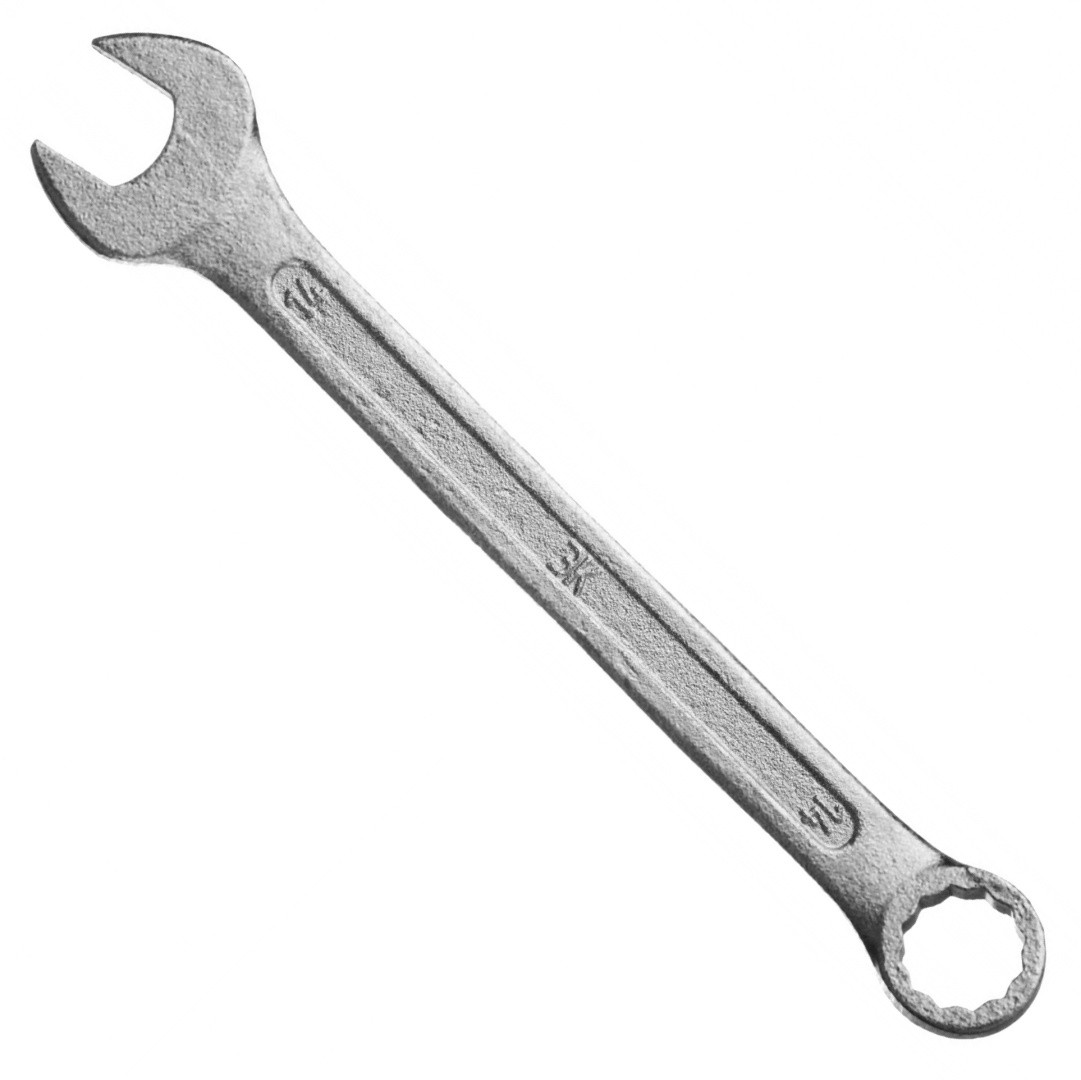 Комбинированный гаечный ключ 14 мм, ЗУБР СТАНДАРТ 27112-14 - фото