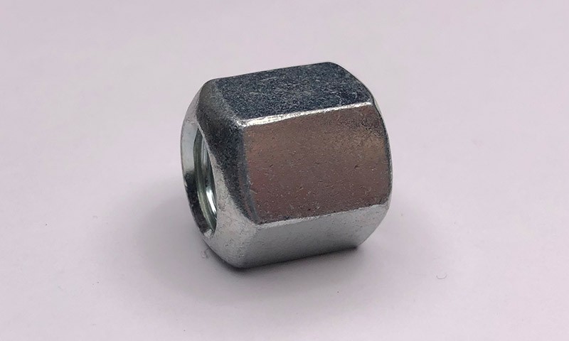 Гайка шестигранная высокая DIN 6330, класс прочности 10, оцинкованная сталь - фото