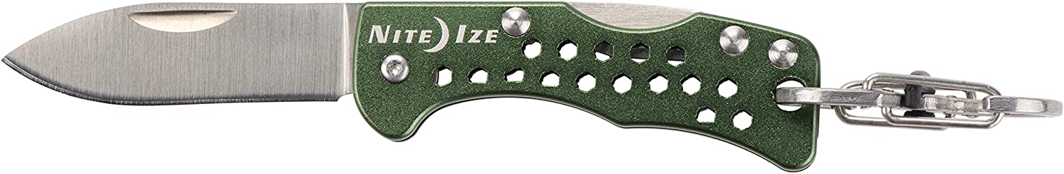 Нож-брелок Nite Ize DoohicKey Hook Knife KMTC-08-R7, зеленый - фото