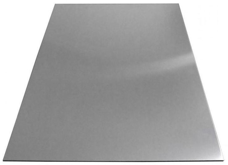 Гладкий лист 1000х600х0,5 мм Gah Alberts 465001, алюминий - фото