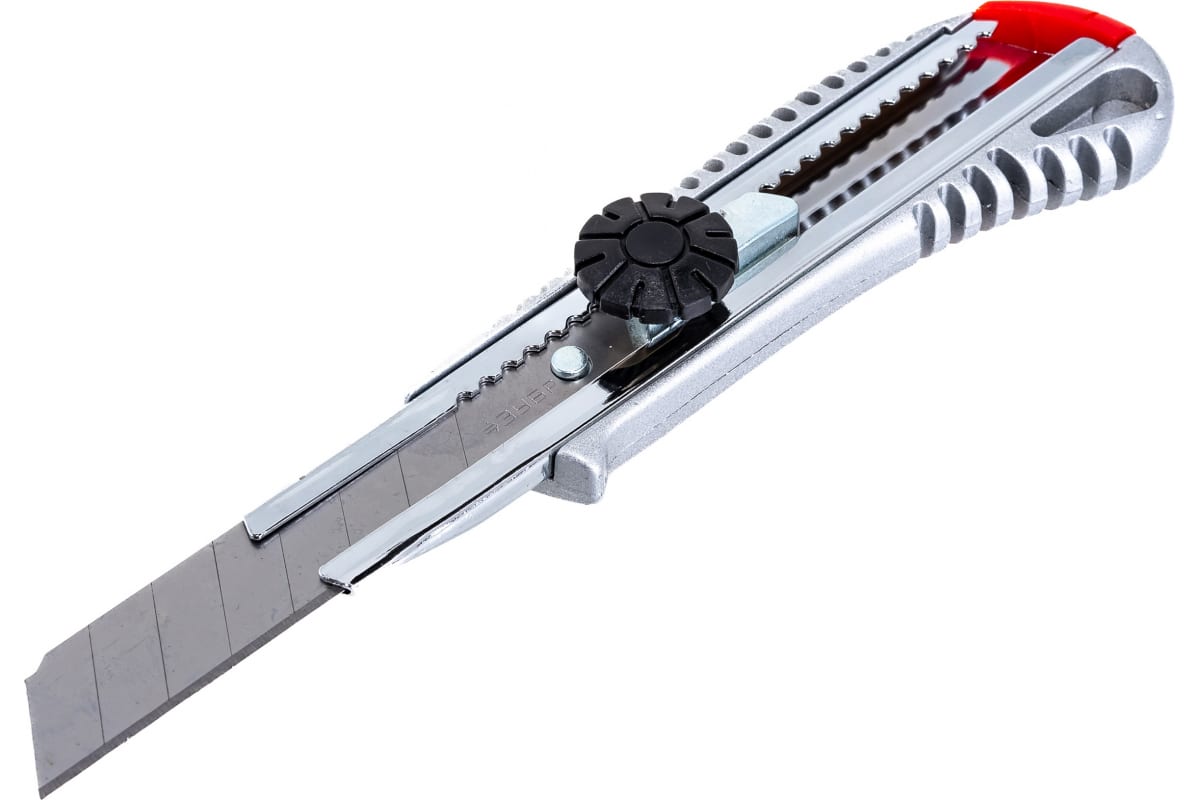 Нож с сегментированным лезвием 18 мм ЗУБР Мастер 09172 - фото