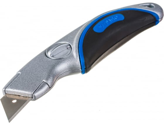 Универсальный нож с трапециевидным лезвием Эксперт А24 ЗУБР  09221 - фото