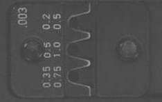 Пресс-клещи для контактов TE-Micro-Timer 3 гнезда 0,2 - 1 мм² Rennsteig PEW 6 RE-61600331, воронёная сталь - фото