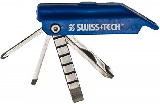 Мультитул-брелок Swiss+Tech Screwz-All 7-in-1 ST50035 (синий) - фото