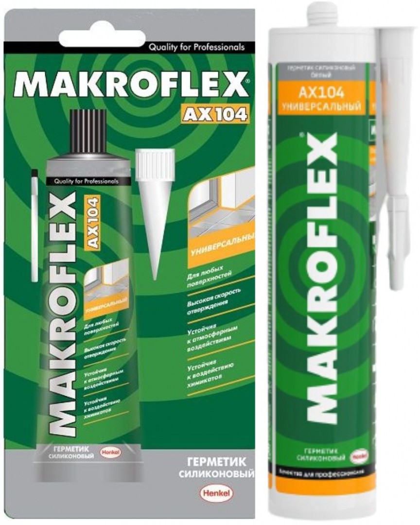 Герметик универсальный силиконовый Makroflex AX 104