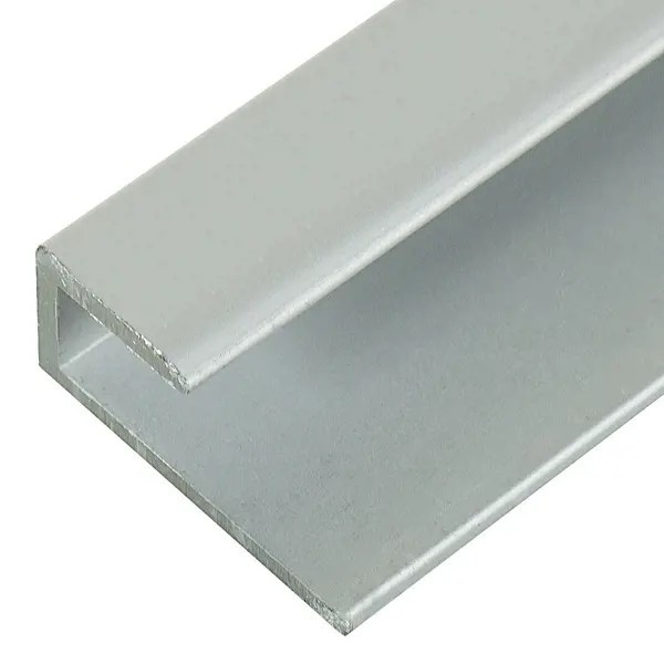 Профиль окантовочный Gah Alberts, алюминиевый (серебристый) - фото