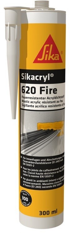 Герметик акриловый огнестойкий SIKA Sikacryl-620 Fire  - фото