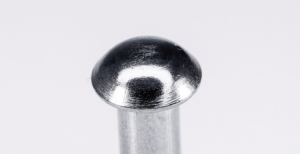 Заклепка под молоток с полукруглой головкой DIN 660, нержавеющая сталь А2 - фото