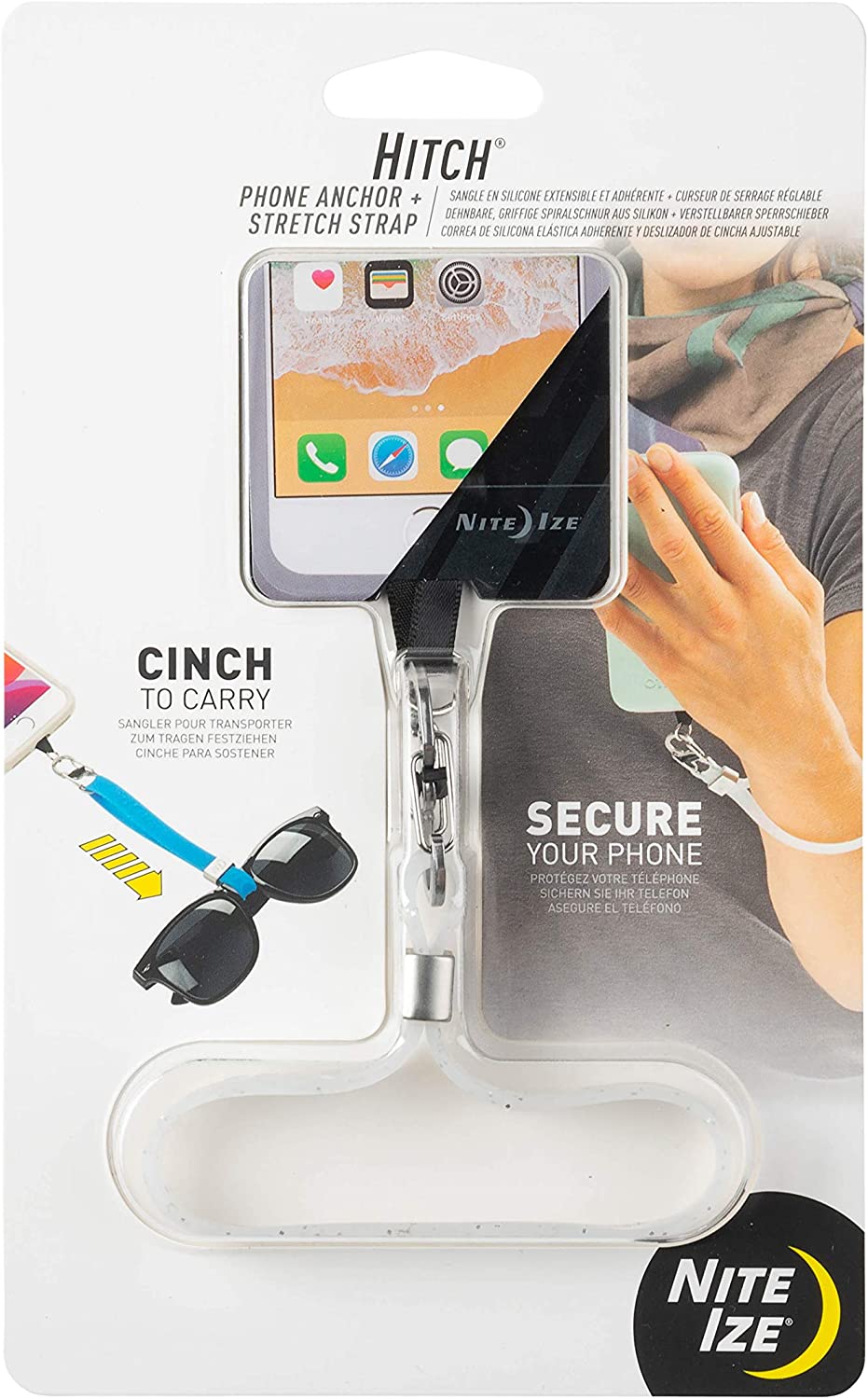 Купить держатель для смартфона Nite Ize Hitch Phone Anchor + Stretch Strap  в Крепком