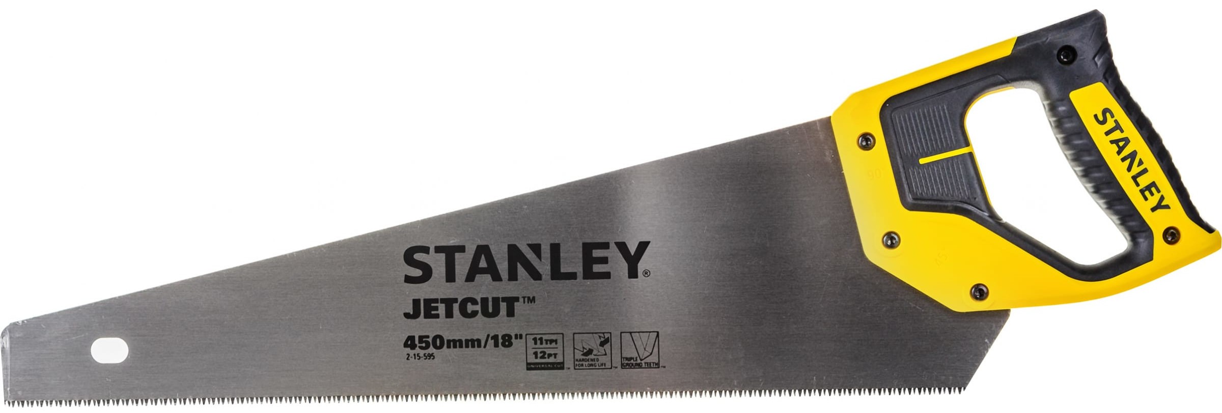 Ножовка по дереву с мелким зубом 450 мм STANLEY Jet-Cut 2-15-595 - фото