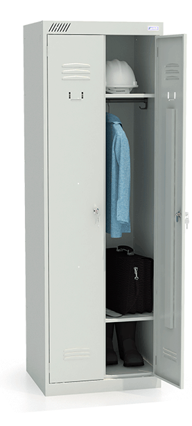 Шкаф для одежды 1830/600/500 мм, Металл-завод ТМ 12-60 по ГОСТу - фото