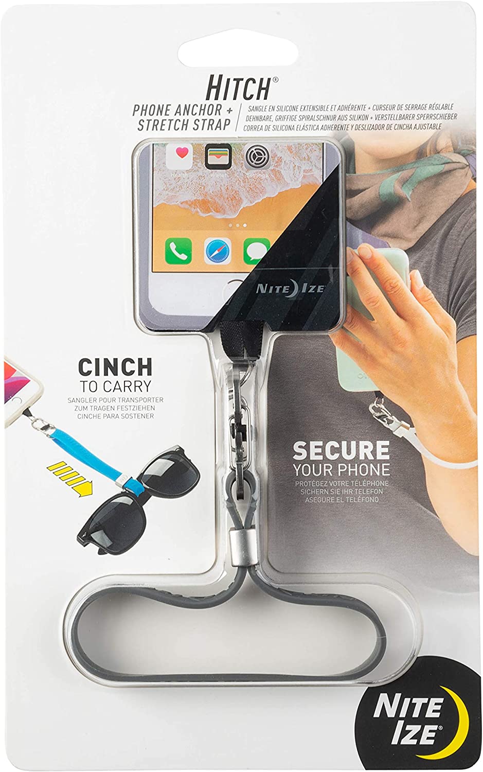 Купить держатель для смартфона Nite Ize Hitch Phone Anchor + Stretch Strap  в Крепком