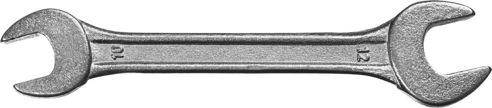 Рожковый гаечный ключ 10 x 12 мм, СИБИН 27014-10-12 - фото
