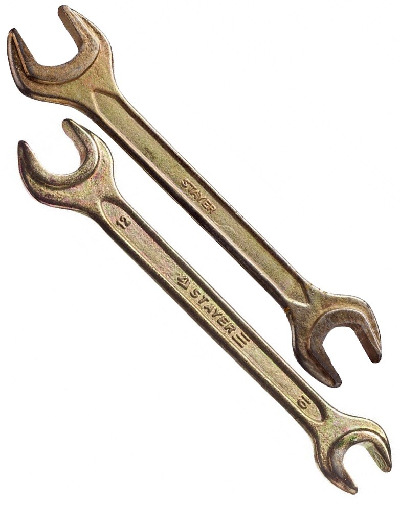 Рожковый гаечный ключ STAYER "MASTER" 27038 - фото
