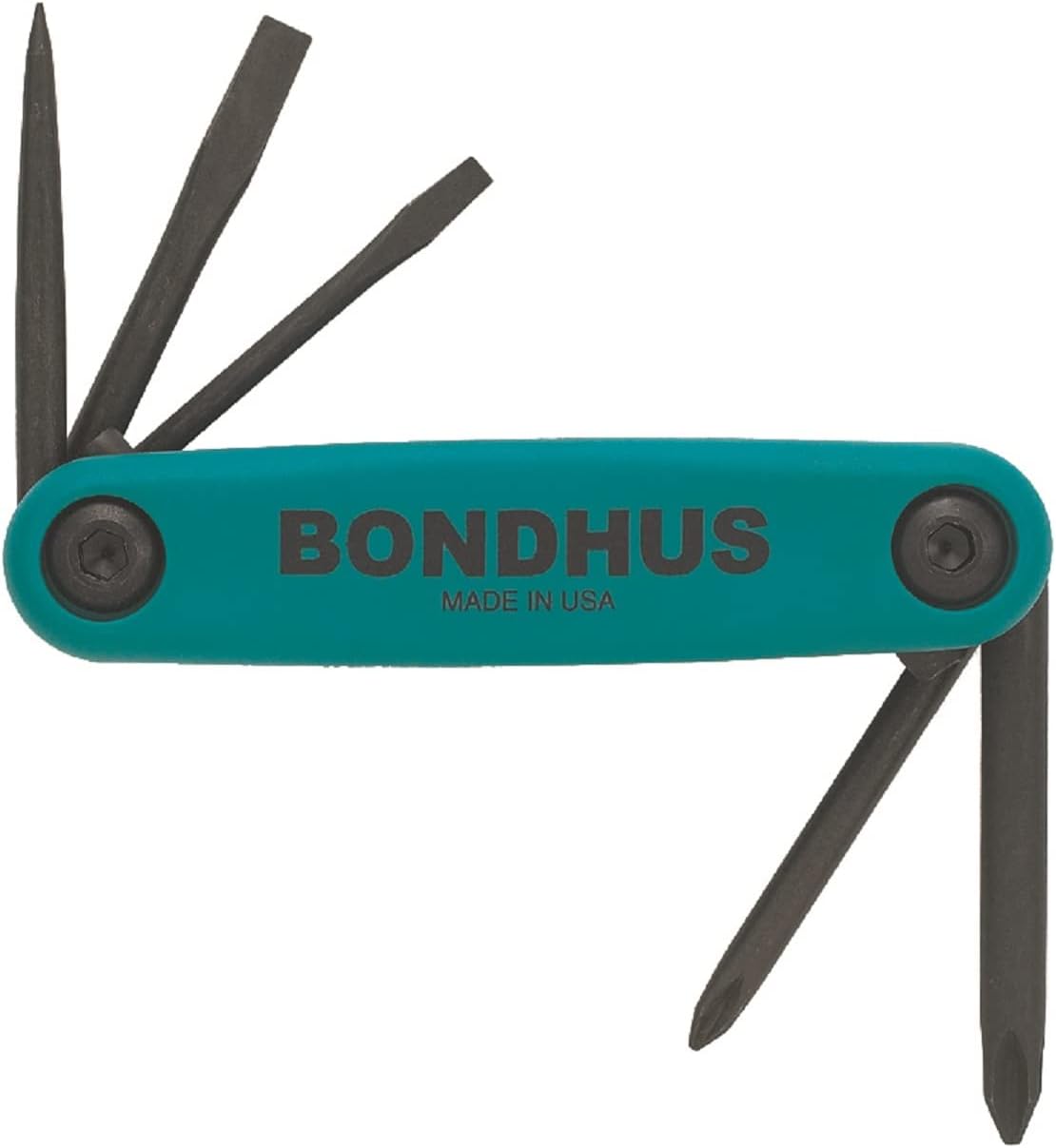 Складной набор отверток с шилом GorillaGrip Bondhus 12545, 5 шт