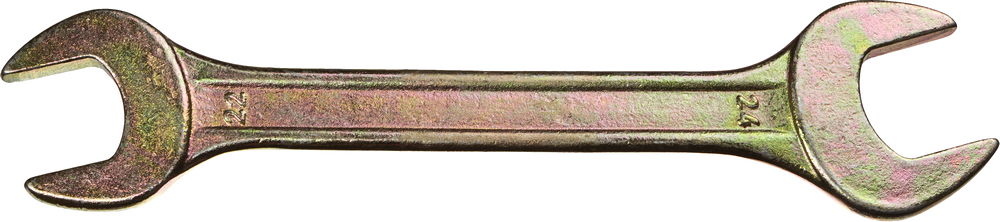 Рожковый гаечный ключ 22 x 24 мм, DEXX 27018-22-24 - фото