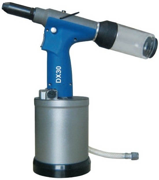 Заклепочник пневмогидравлический для вытяжных заклепок Sacto DX30, 4 - 7.8 мм