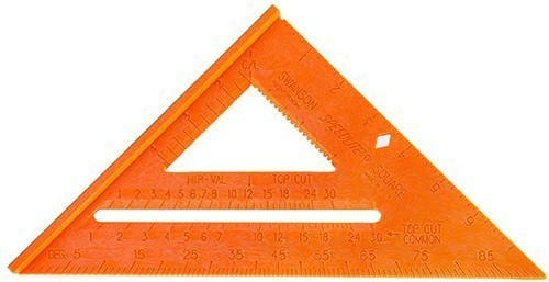 Дюймовый угольник Swanson Speedlite Square 8" T0118, оранжевый - фото