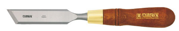 Стамеска косая левая с ручкой Narex Wood Line Plus - фото