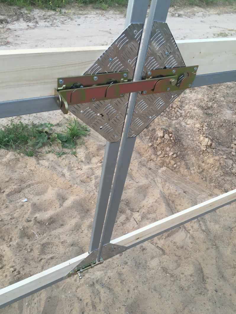 Засов для ворот 430 мм Gah Alberts 210625, оцинкованная сталь - фото